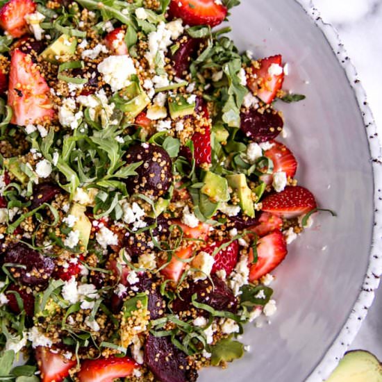 Strawberry + Pickled Beet Salad