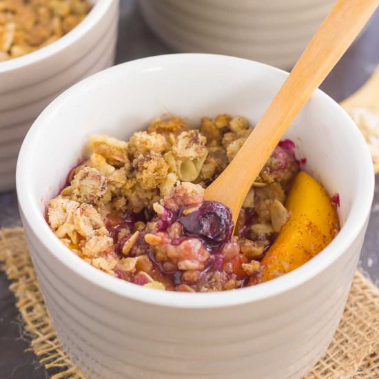 Blueberry Peach Crisp