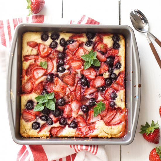 Summer Cobbler Cake