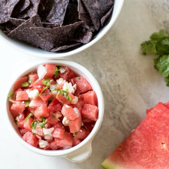 Watermelon Feta Salsa