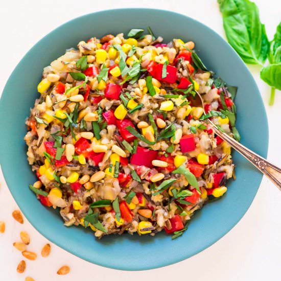 Slow Cooker Wild Rice Pilaf