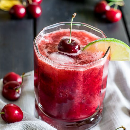 Cherry Lime Whiskey Sour