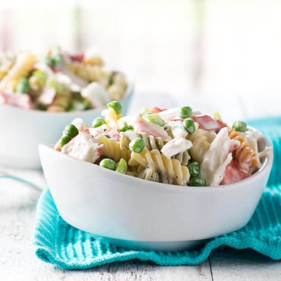 Classic Seafood Pasta Salad