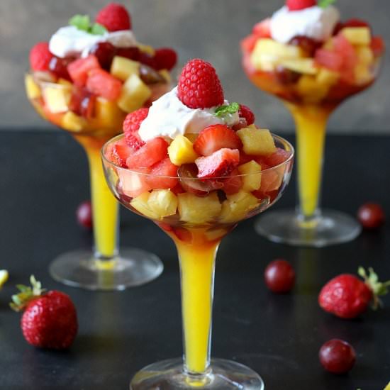 Tropical Summer Party Fruit Salad