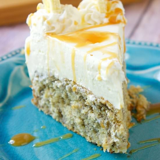Banana Bread Bottom Cheesecake