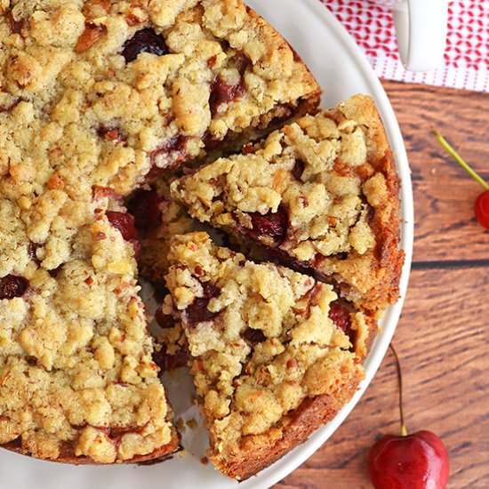 Cherry Crumb Cake