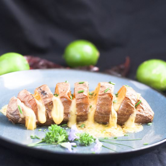 Hasselback Sweet Potatoes