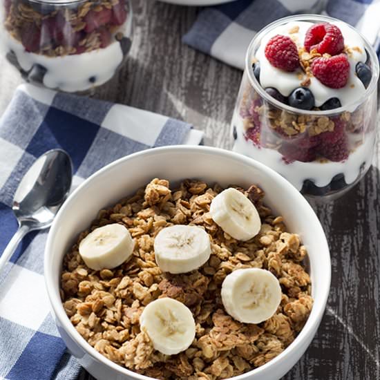 Easy Peanut Butter Granola