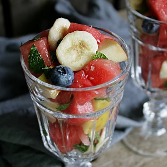 Fruit Salad with Chili Salt