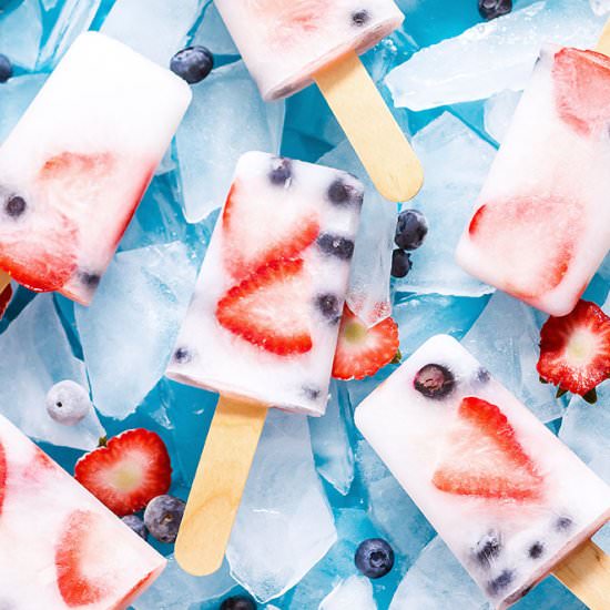 Berry Margarita Popsicles