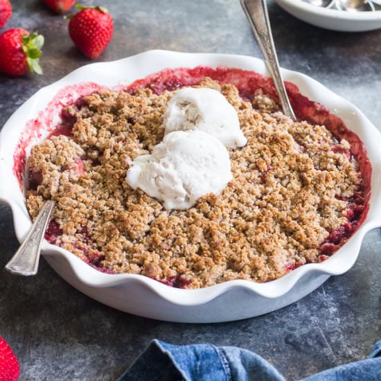 Strawberry Crumble