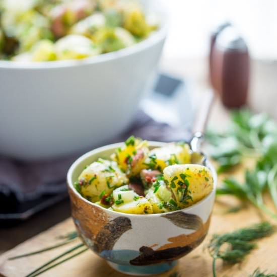 Vegan Potato Salad with Herbs