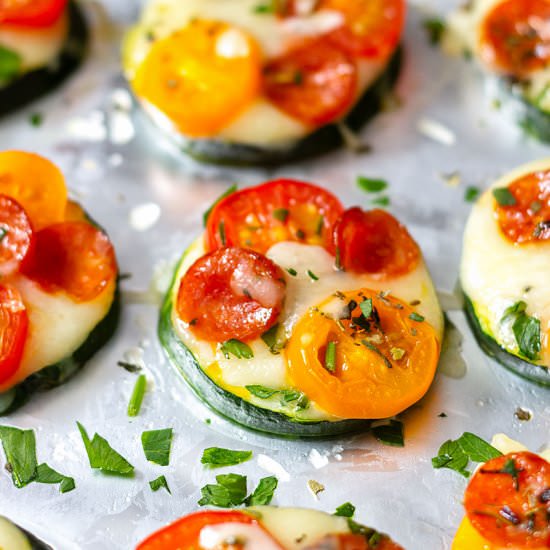 Zucchini Pizza Bites