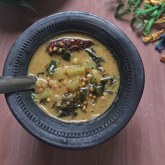 Raw Papaya and Lentils