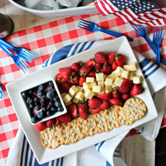 4th of July Cheese Plate