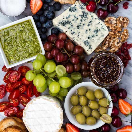 Easy Summer Cheeseboard