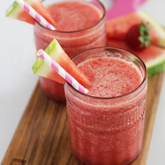 Watermelon Strawberry Lime Cooler