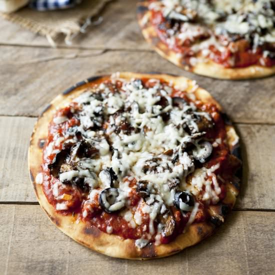 Flat Bread Italian Sausage Pizzas