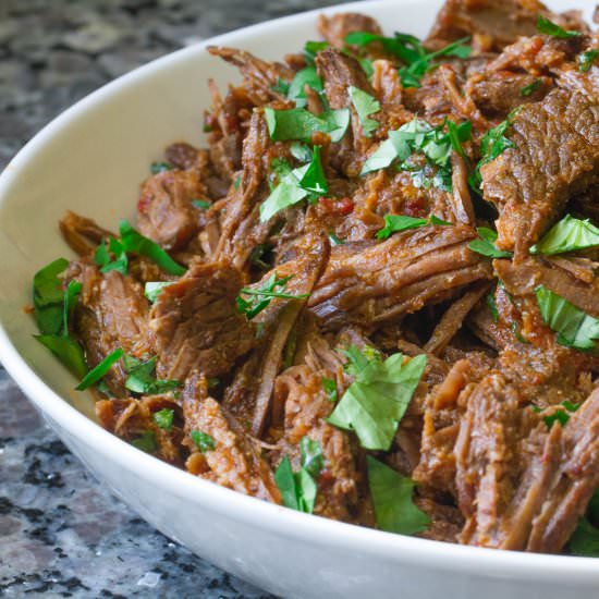 Pressure Cooker Beef Barbacoa