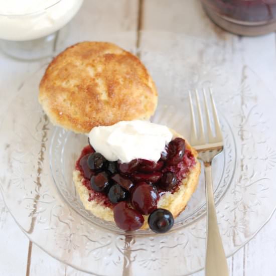 Blueberry & Cherry Shortcakes