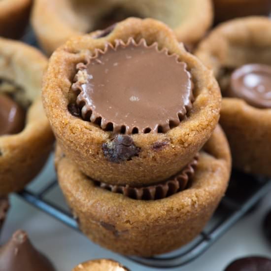 2 Ingredient Cookie Cups