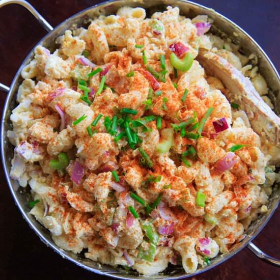 Deviled Egg Macaroni Pasta Salad
