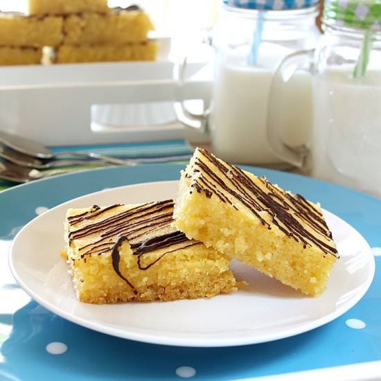 Orange Semolina Bars (Sàmali)