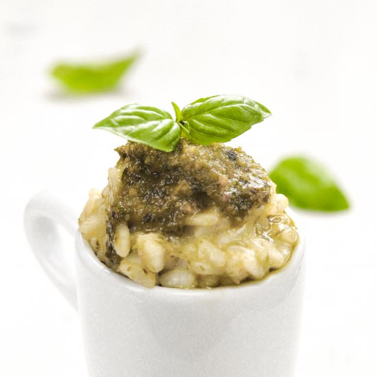 Risotto with Basil Pesto