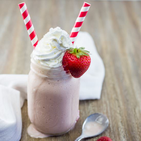 Tropical Strawberry Milkshake