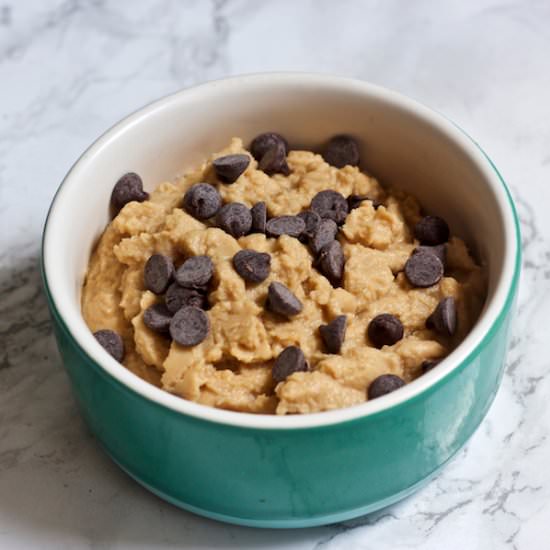 Vegan PB Chocolate Chip Cookie Dough