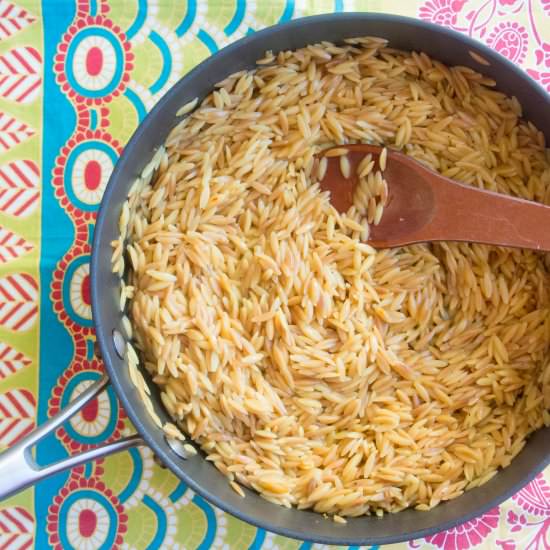 Saffron Orzo