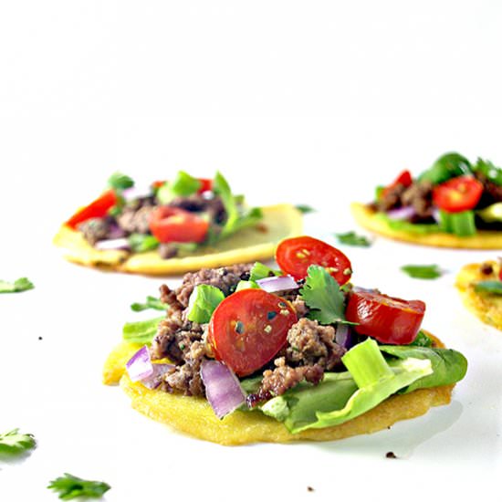 Homemade Mini Paleo Tortillas