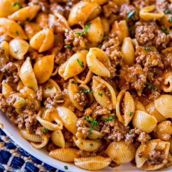 Cheesy Taco Pasta