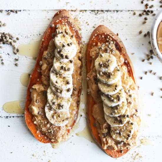 Loaded Sweet Potato Toast