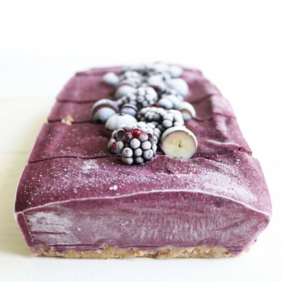 Vegan Blueberry Cheesecake Bars