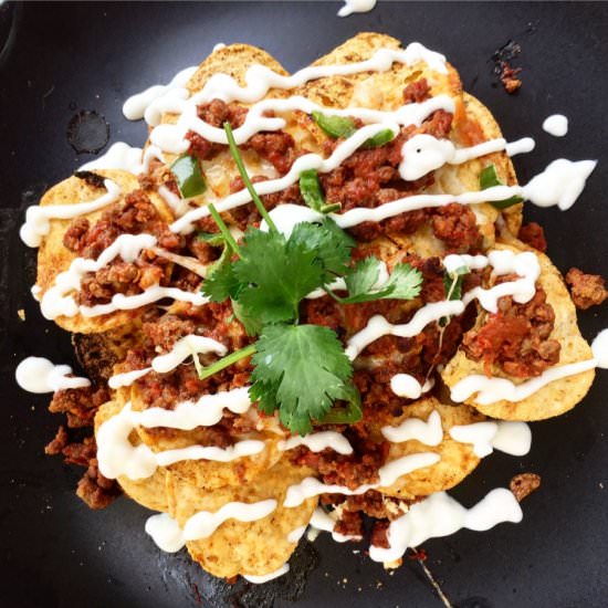 Healthier Mexican Nachos