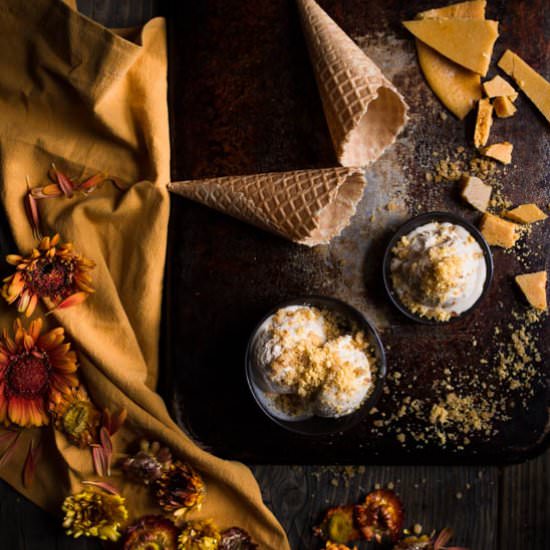 Milk tea ice cream