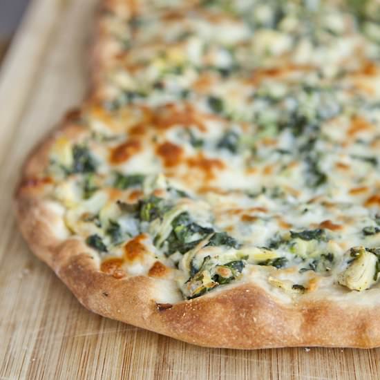 Spinach Artichoke Pizza
