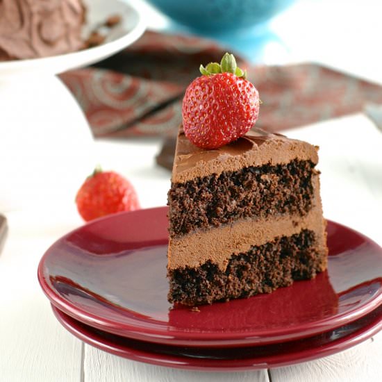 GF, V, RSF Chocolate Cake