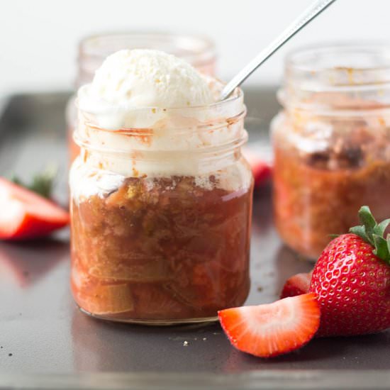 Strawberry Rhubarb Crisp