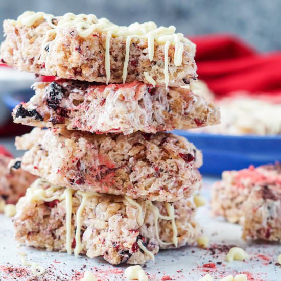 Berry Rice Krispies Treats
