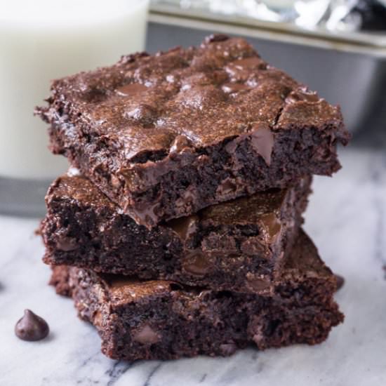 One Bowl Chewy Brownies