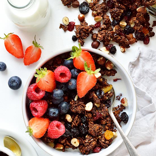 Chocolate Berry Granola