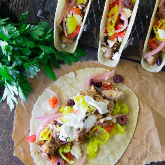 BIG FAT GREEK LOW CARB CHICKEN TACO
