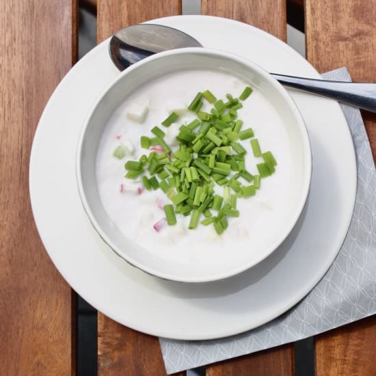 Vegan Cold Coconut Soup