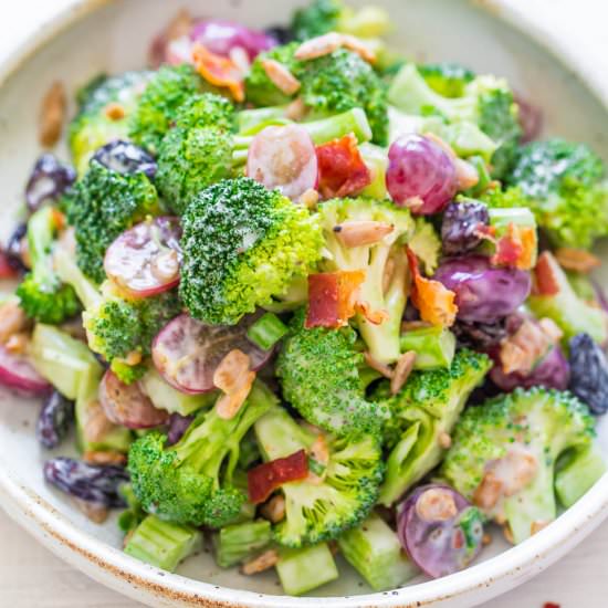 The Best Broccoli Salad