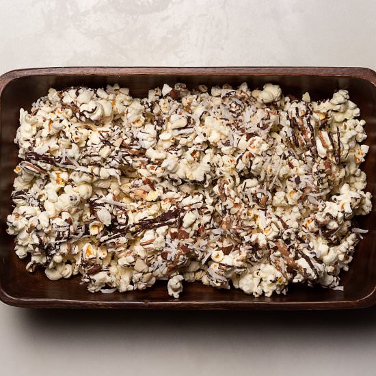 Skinny Almond Joy Popcorn