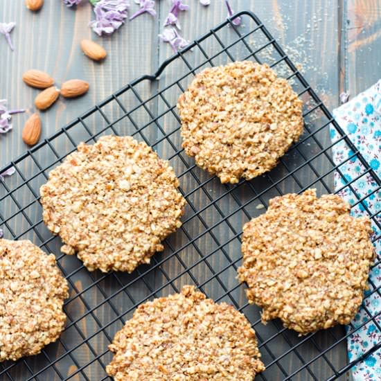 Almond Florentines [Vegan, G.F.]