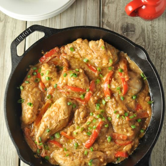 Peanut Chicken Skillet