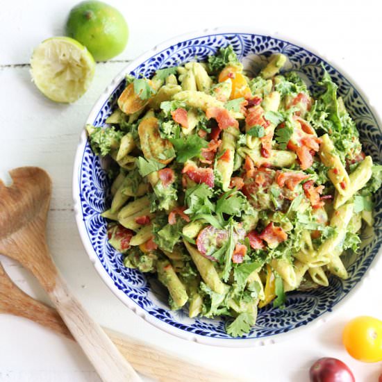 BLT Chickpea Pasta Salad